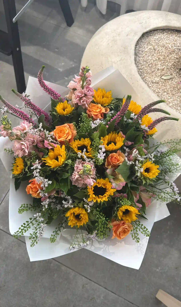 זר חמניות ענק