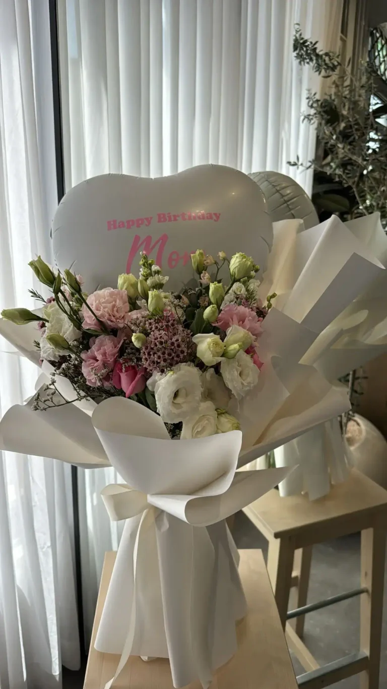 זר פרחים בעיצוב יוקרתי